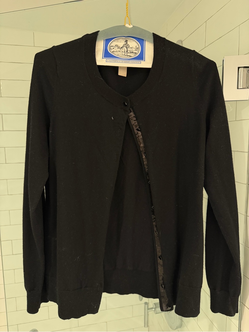 Banana Republic Merino Wool Black Women's Cardigan